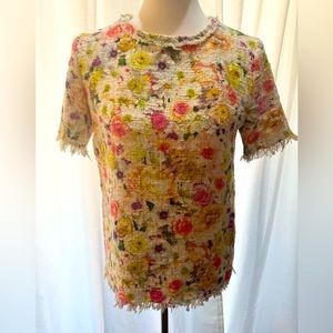 MSGM flowe top, size 42, made in Italy